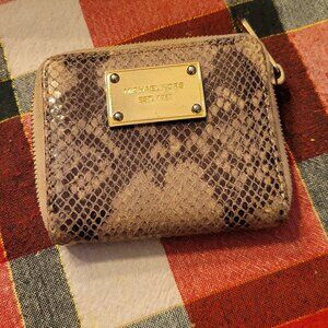 Michael Kors Wallet Snake Print